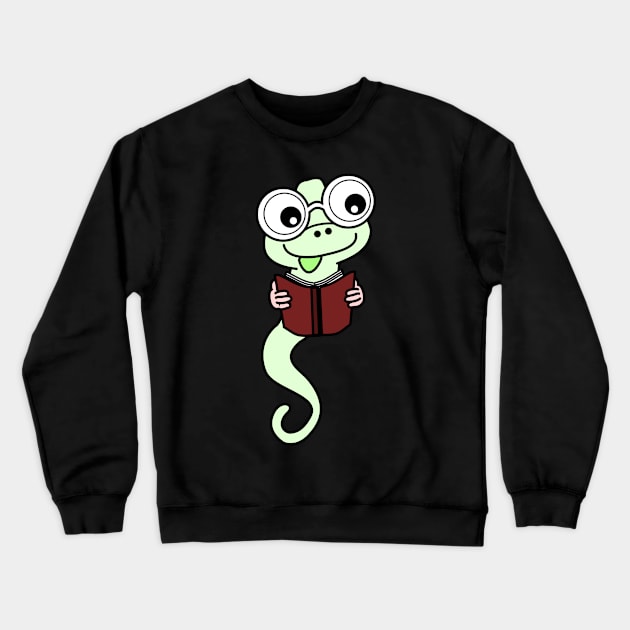 Book lover worm Crewneck Sweatshirt by All About Nerds